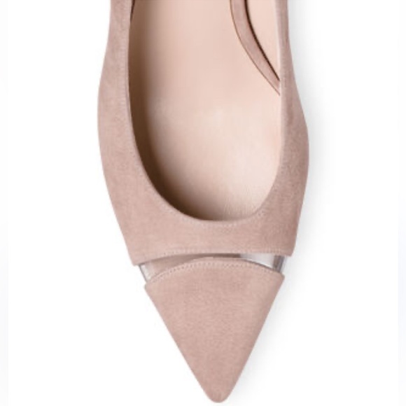 Sturat Weitzman Davia TAUPE Clear Trim
Pointed Toe Pump (Women) size 8 - Picture 3 of 16